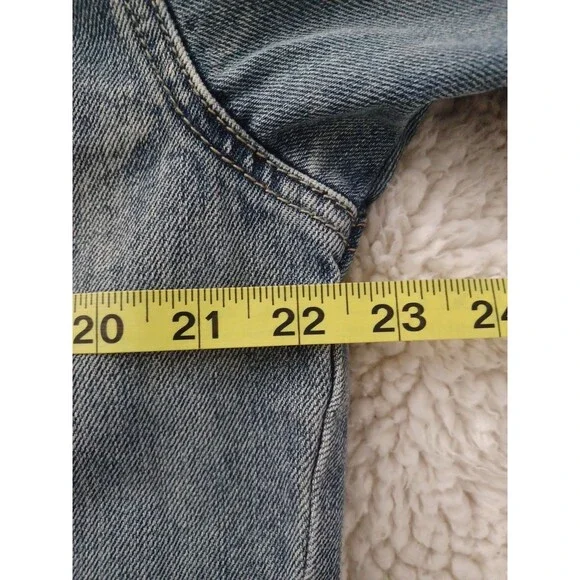 Desigual Women's Chaq Yes Embroidered Jean Jacket Blue Size M 100% cotton - Picture 16 of 16